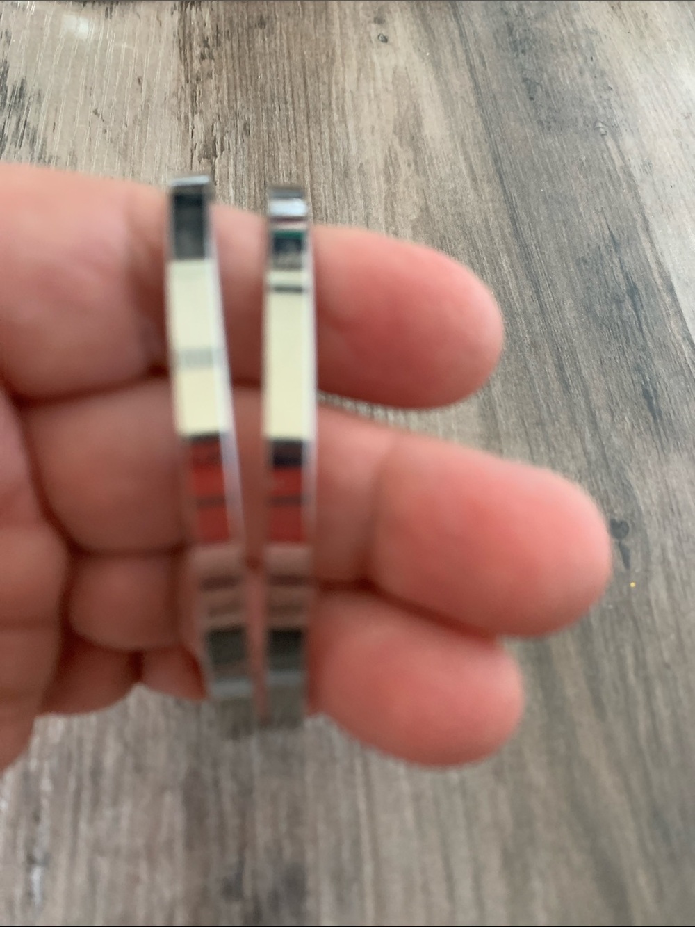 NWOT Classic Silver Hoop  Bracelet- Polished Finish